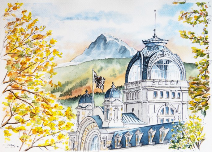 Le Palais Lumière (anciens thermes) à Evian